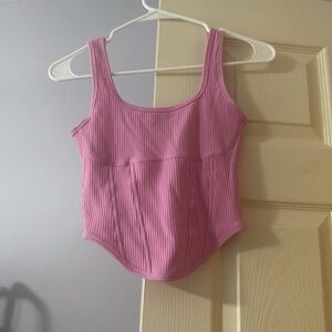 Victoria secret pink corset top